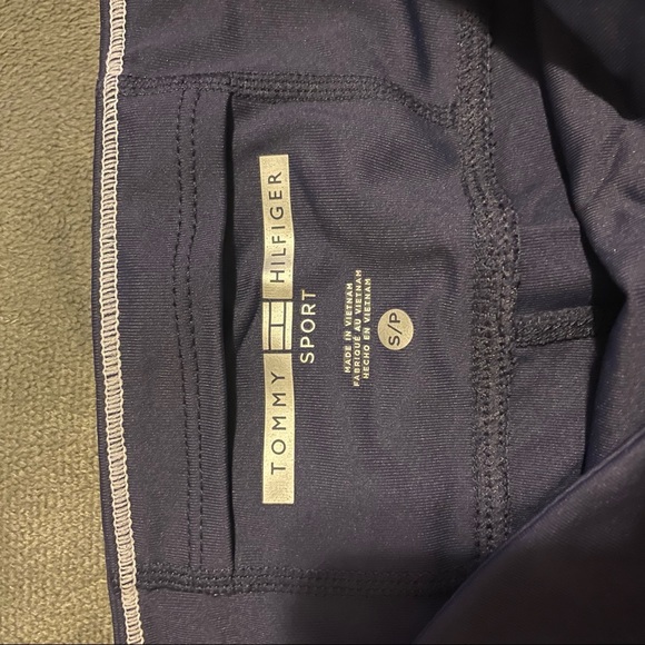 Tommy Hilfiger Sport Capri Navy Blue Leggings - Picture 8 of 10